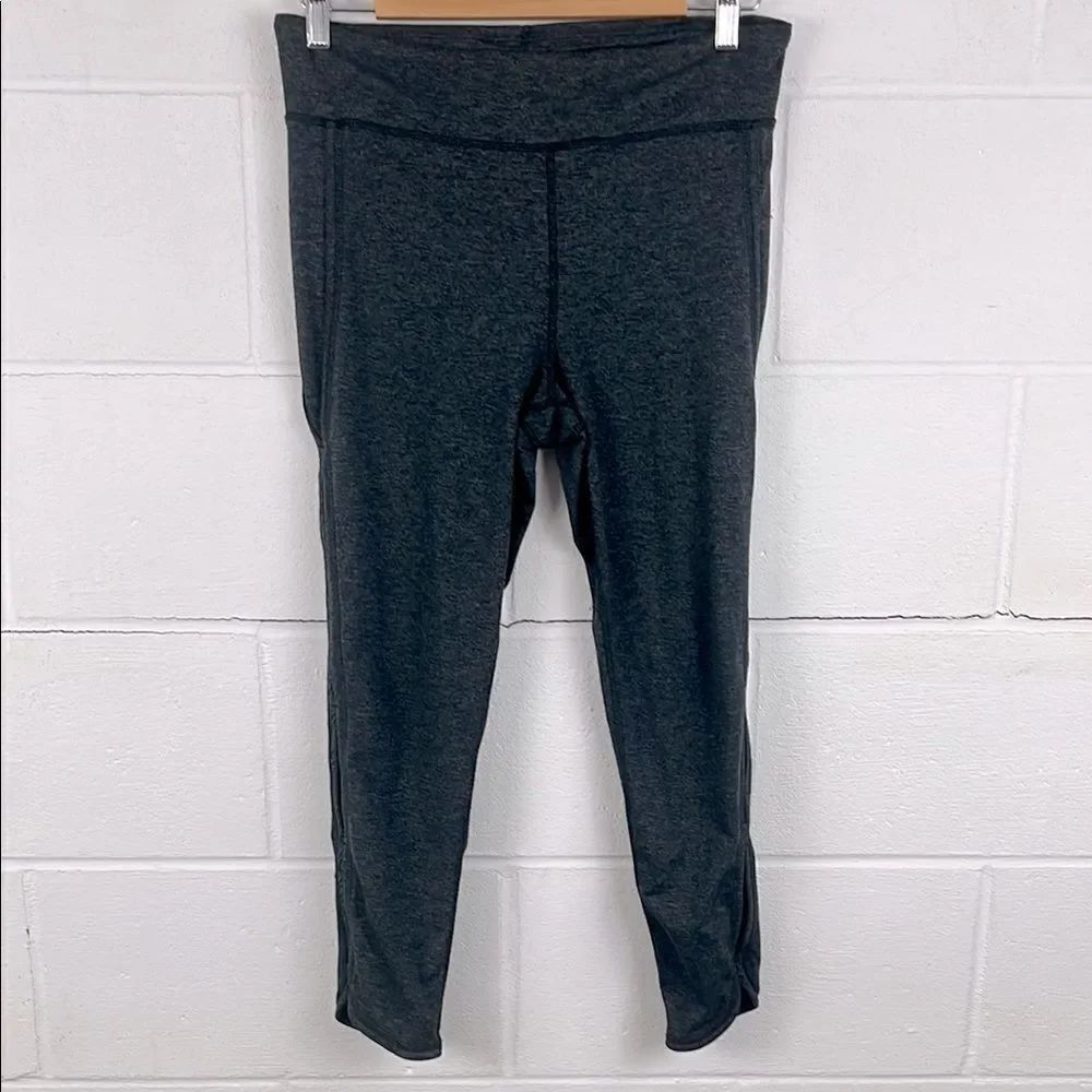 Free People movement infinity high waisted cut out heathered gray crop legging